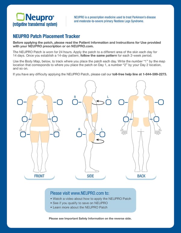 Patch Placement Tracker - Page 1